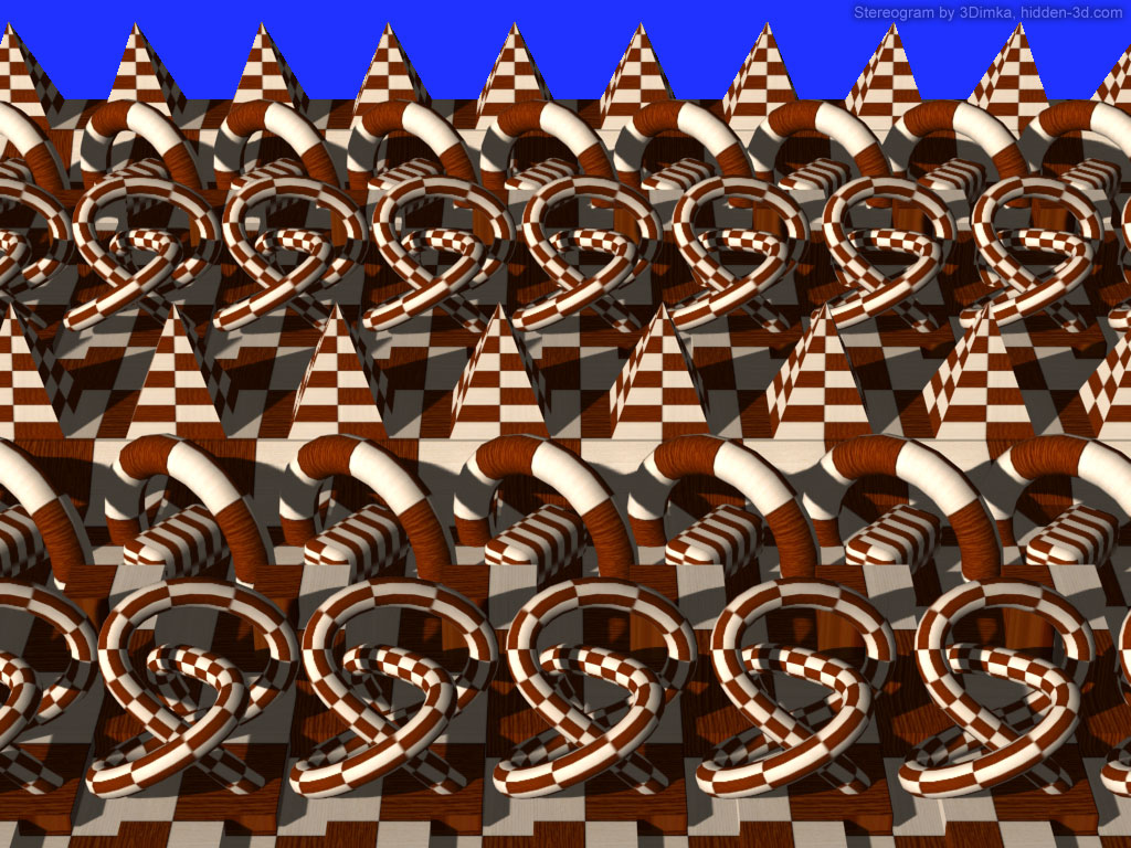Stereogram by 3Dimka: Abstract cross-eyed #1. Tags: shapes, crosseyed, hidden 3D picture (SIRDS)