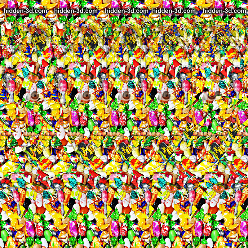 Stereogram by 3Dimka: April fool. Tags: boy face tongue funny silly, hidden 3D picture (SIRDS)