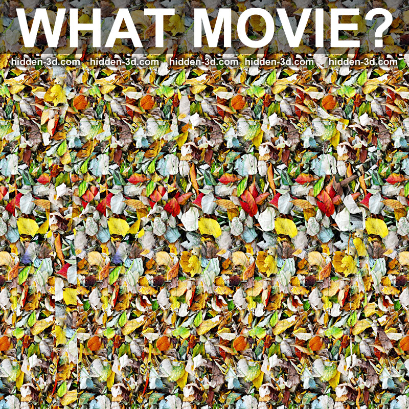 Stereogram by 3Dimka: Guess the movie. Tags: puzzle, hidden 3D picture (SIRDS)