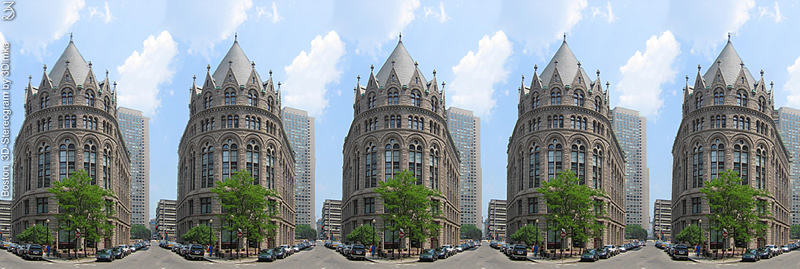 Stereogram by 3Dimka: Boston. Tags: boston,city,architecture,building,house,street,cars,trees, hidden 3D picture (SIRDS)
