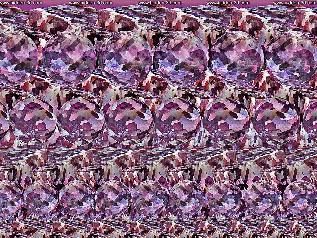 Stereogram by 3Dimka: 3D Shapes. Tags: objects, spheres, hidden 3D picture (SIRDS)