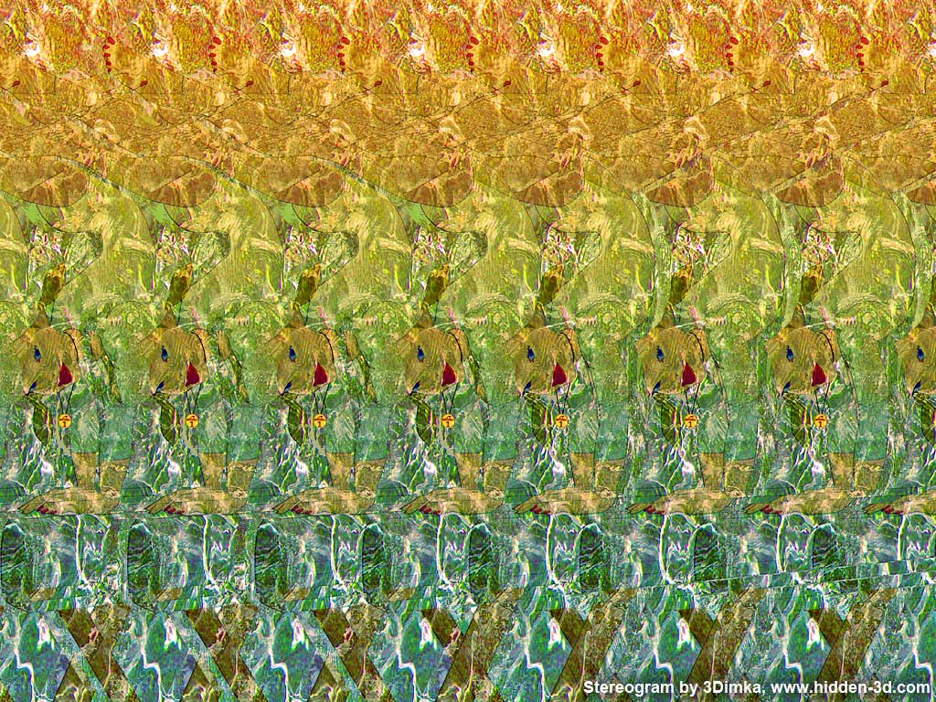 Stereogram by 3Dimka: Perfect balance. Tags: girl, gymnast, gymnastics, balance, beam, sport, hidden 3D picture (SIRDS)